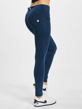 Cra-wallonieShops, Jeans Skinny Marron Effiloché