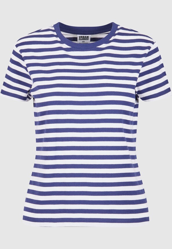 Ladies Regular Striped Tee-2