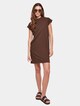 Ladies Turtle Extended Shoulder Dress -3