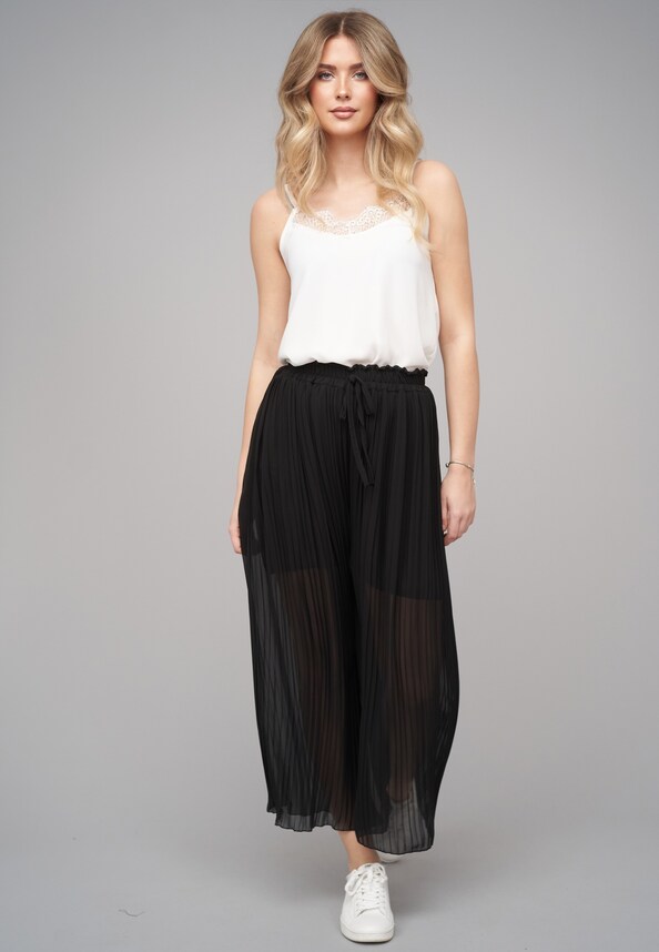 Plissee Culotte Pants-4