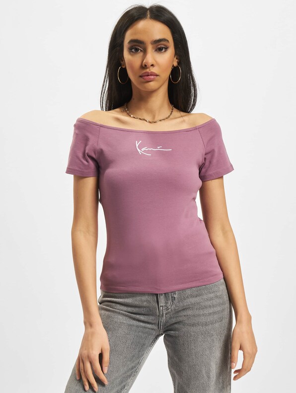 Small Signature Off Shoulder Crop -2