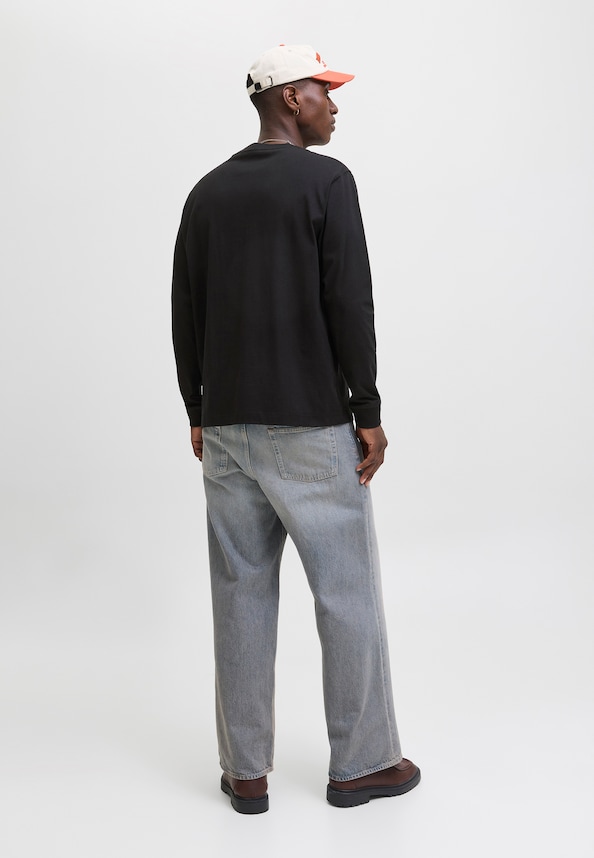 JORNORREBRO EMB TEE LS CREW NECK-1