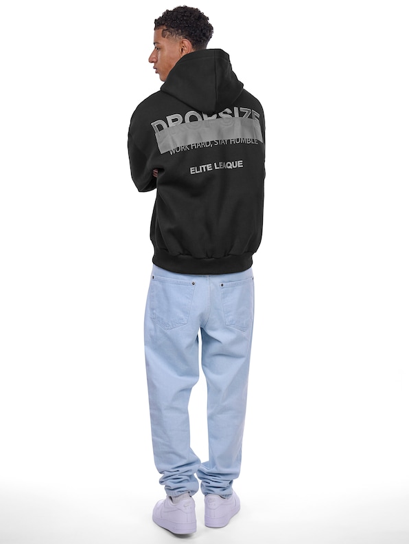 Dropsize Heavy Oversize Censored Hoodies-4