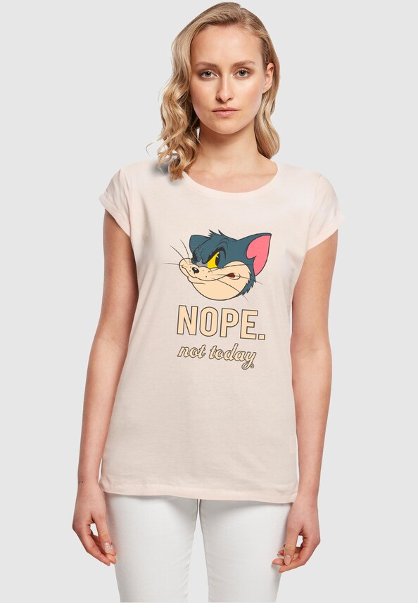 Ladies Tom and Jerry - Nope Not Today T-Shirt-0
