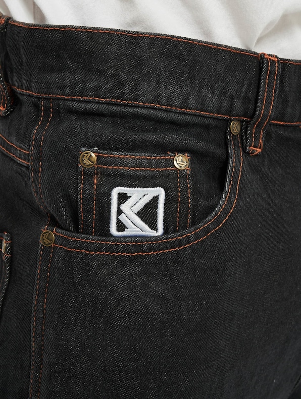 Karl Kani Og Rinse Denim Shorts-4