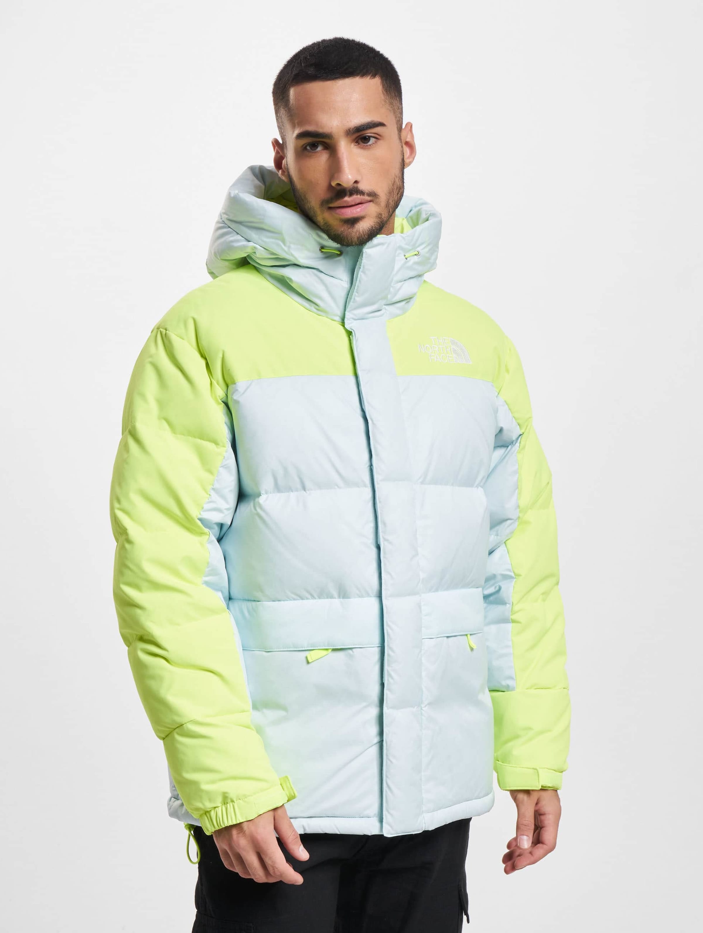 Blue and green north face outlet jacket