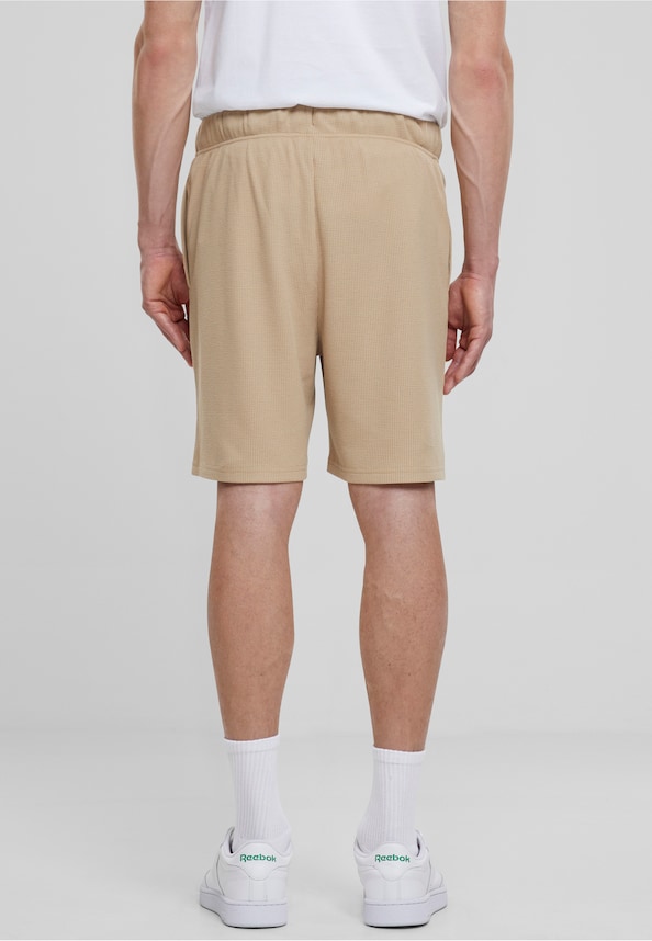 Waffle Sweat Shorts-1