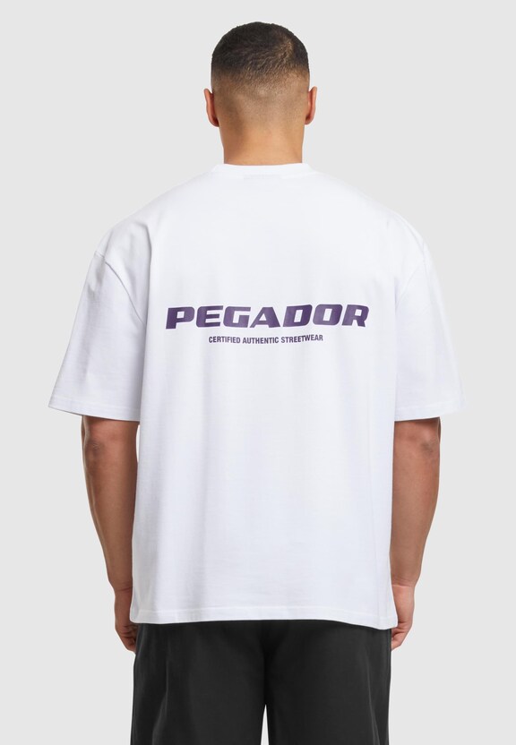 PEGADOR Colne Logo Oversized T-Shirts-1