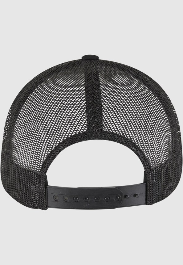 Crossed Fingers Handsign Retro Trucker Cap-1