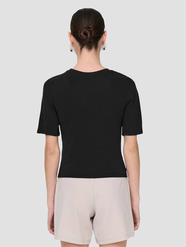 ONLFREE LIFE S/S O-NECK GATHERNG -1