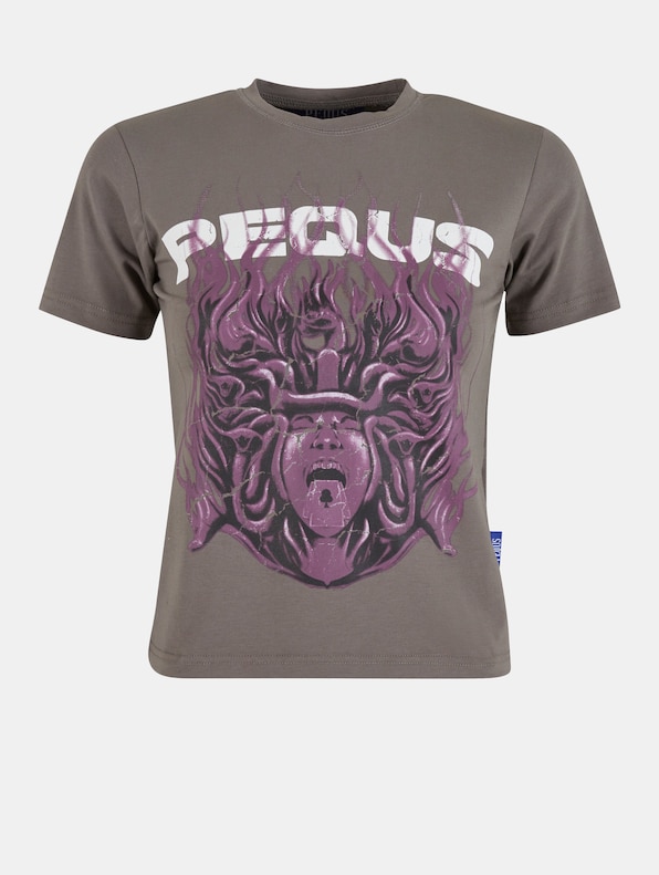 PEQUS Fitted Medusa Graphic T-shirts-4