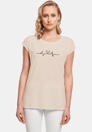 Ladies Tennis Beats Extended Shoulder Tee