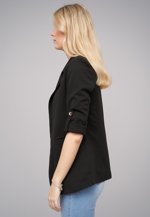 Turn-Up 3/4 Sleeve Blazer-2