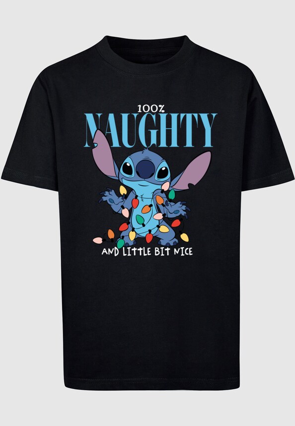 Kids Lilo And Stitch - Naughty And Nice Basic T-Shirt-0