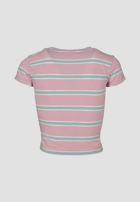 Ladies Stripe Cropped 2-Pack-2