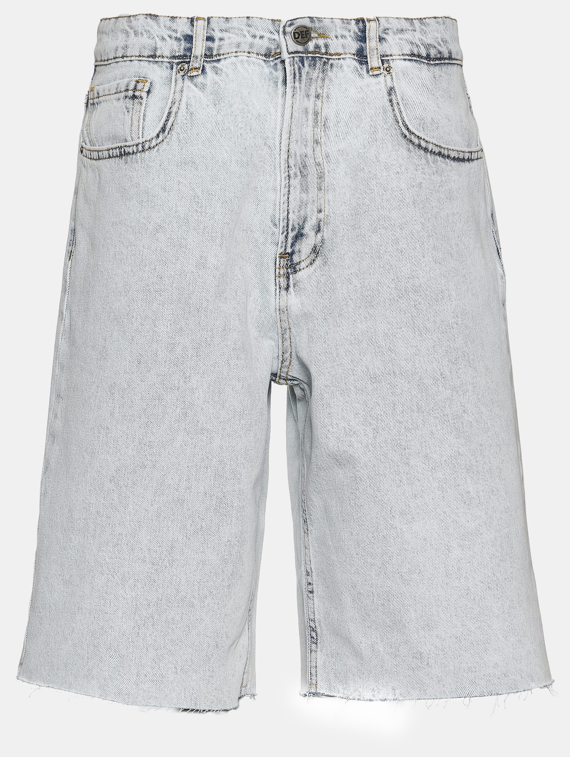 DEF Jorts Shorts Frauen,Unisex op kleur blauw, Maat S