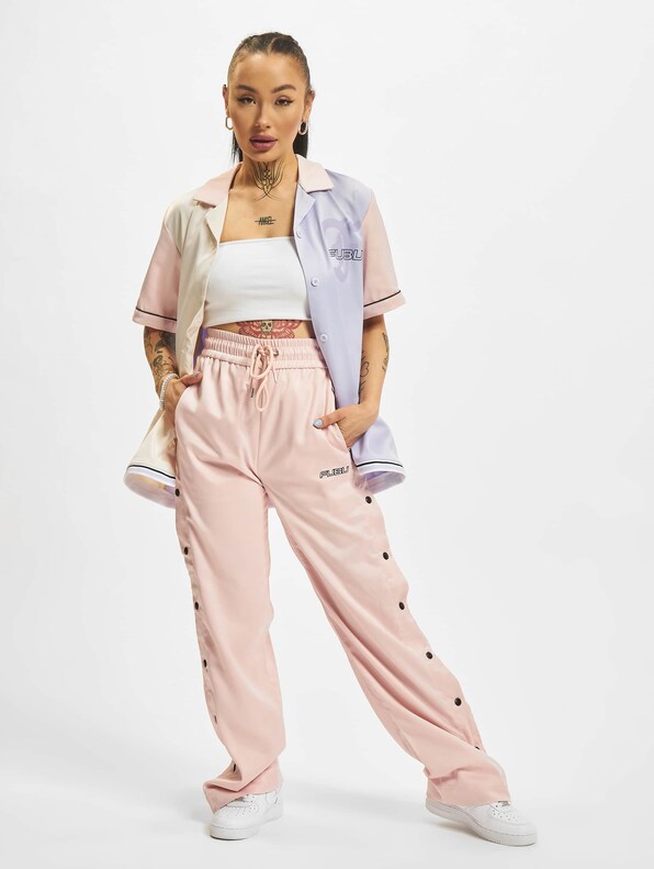 FW222-012-1 FUBU Corporate Satin Track Pants-7