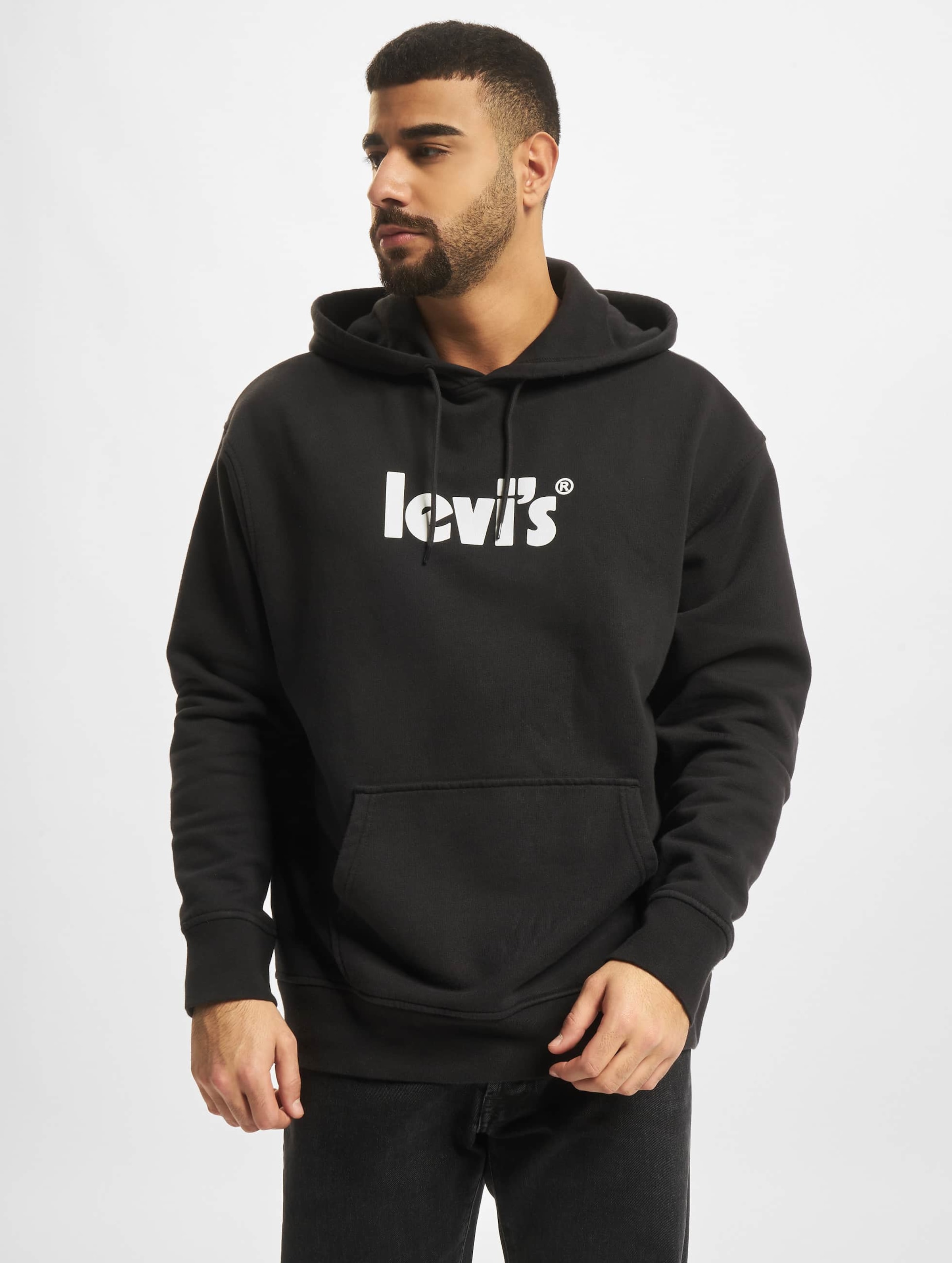 Levi's relaxed graphic online hoodie black