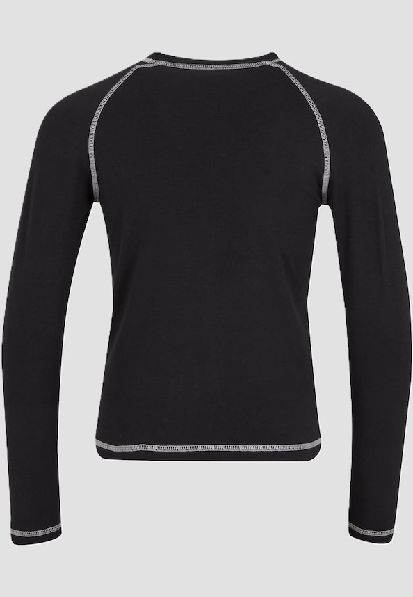 Girls Contrast Jersey Longsleeve-1