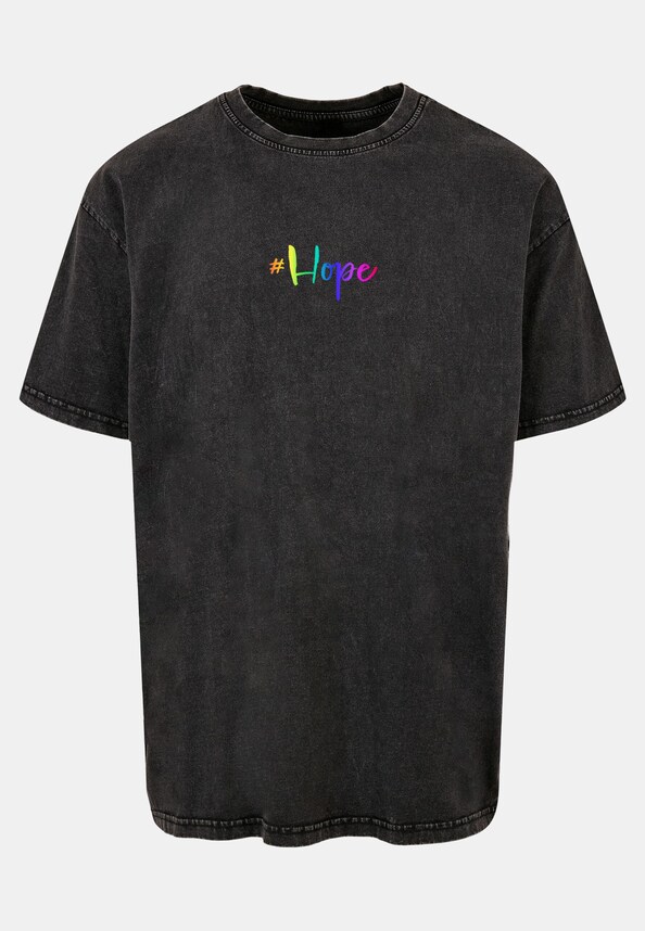 Hope Rainbow Acid Washed Heavy Oversized Tee-4