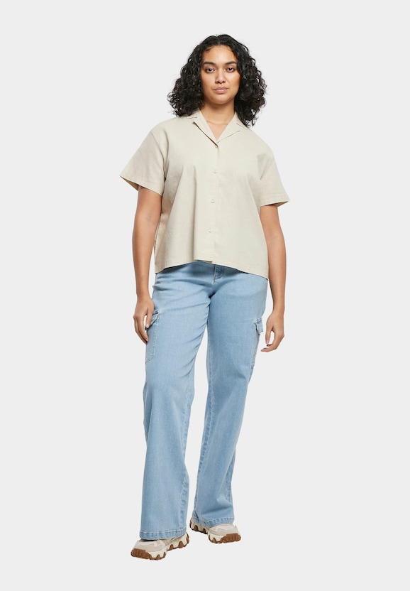 Ladies Linen Mixed Resort -2