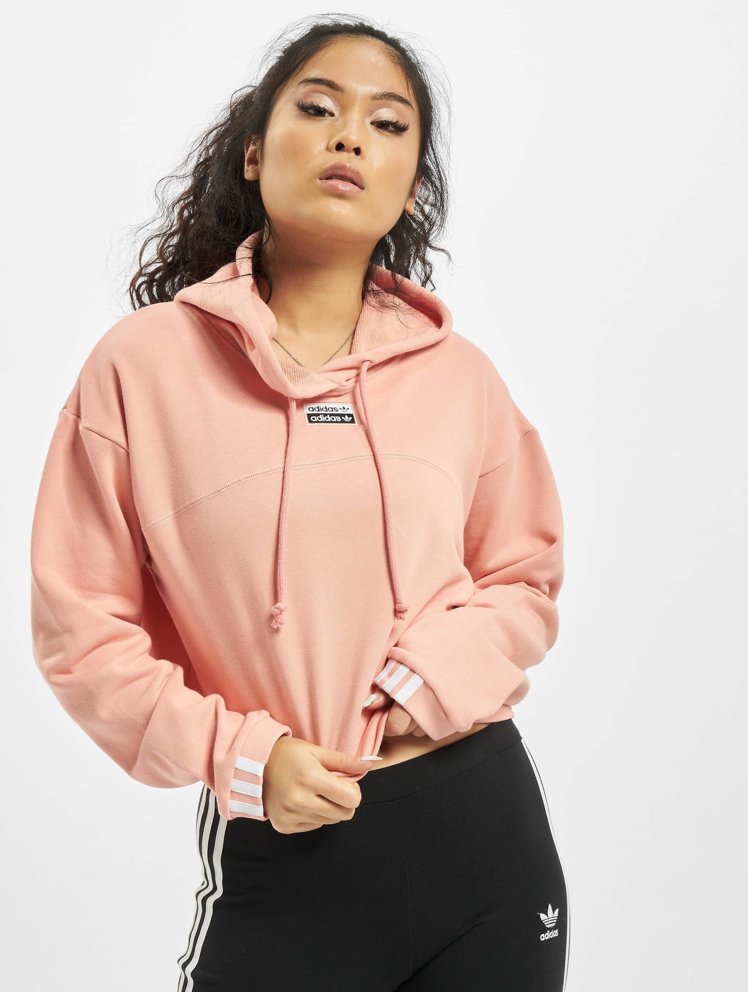 Adidas original hot sale cropped hoodie