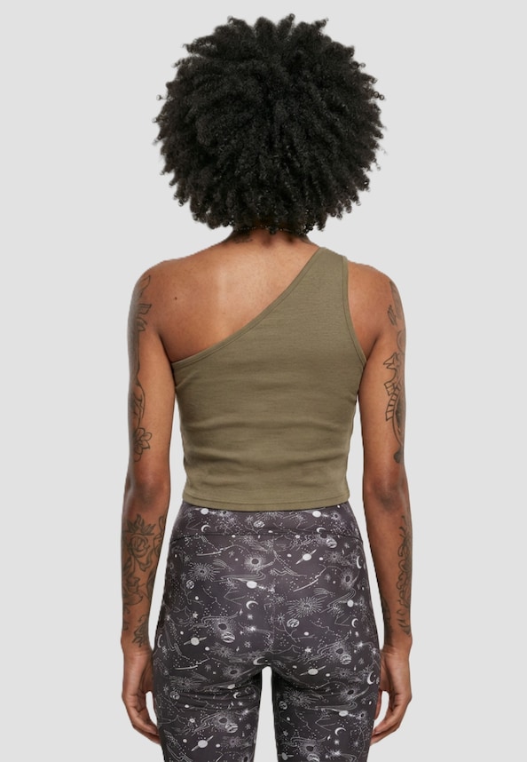 Ladies Cropped Asymmetric-1