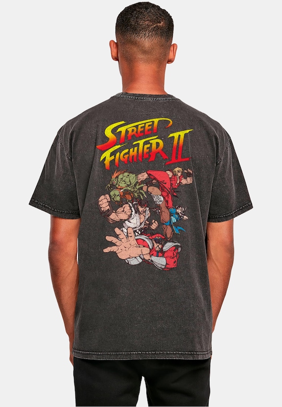 Streetfighter II Roster Oversize Tee-1