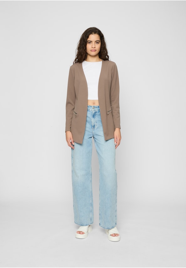 Cloud5ive Damen Blazer mit 2-Zip-Pockets u. Strukturstoff-2