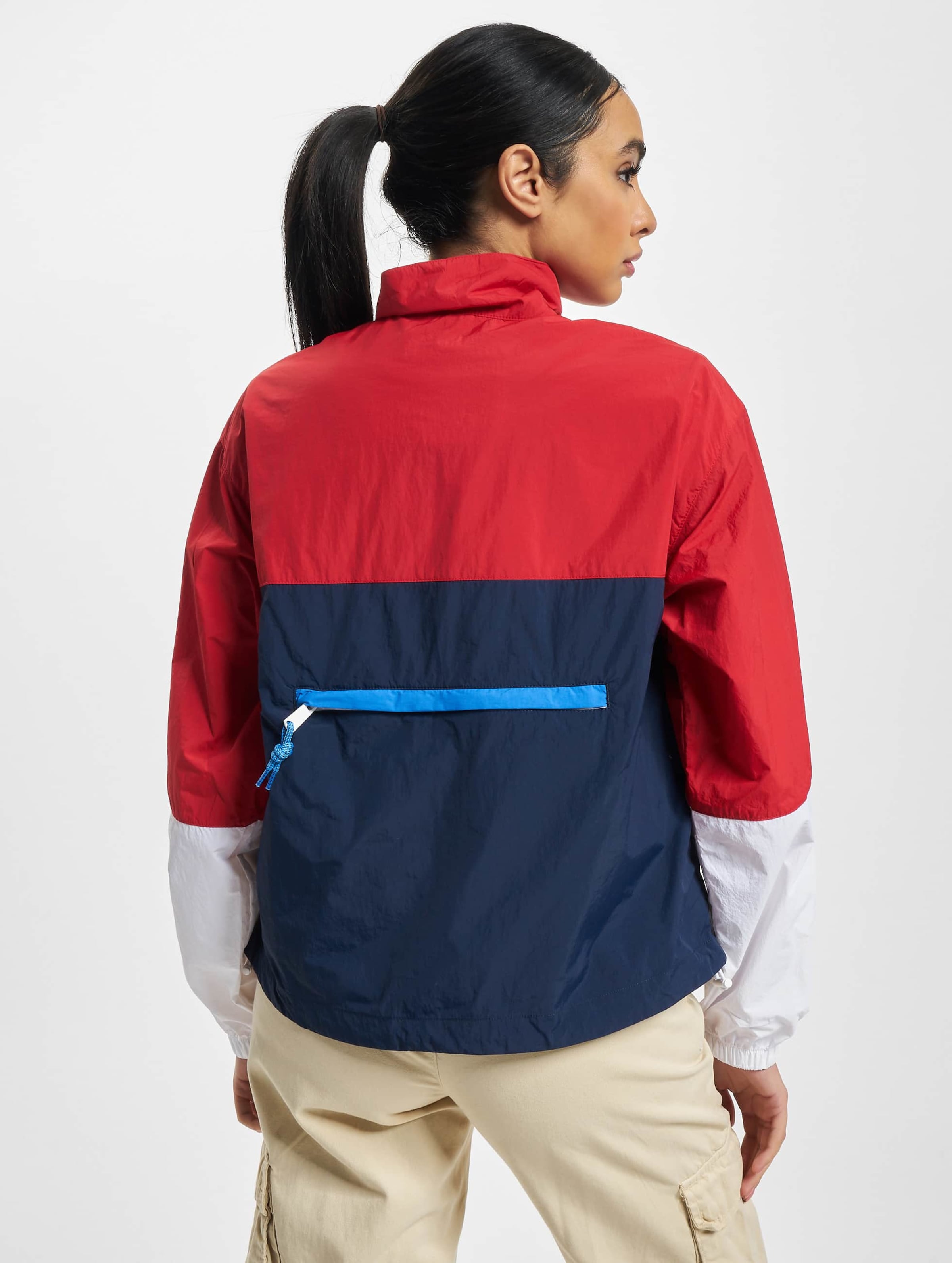 Tommy Jeans Colorblock Popover Windbreaker Winter Jacket