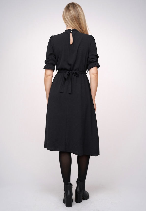 Dress with Chain-Belt-1