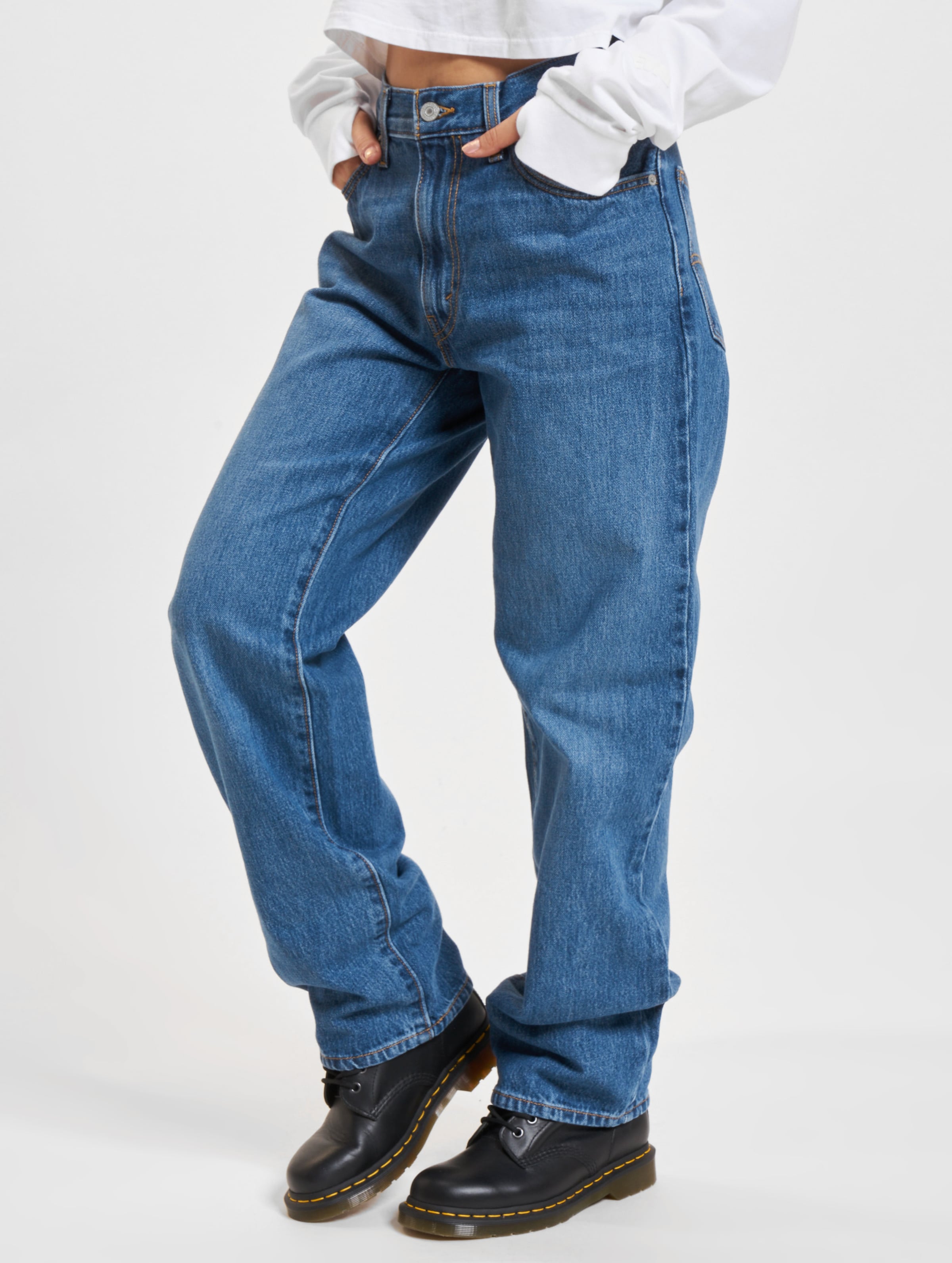 Levi's 501® 81 Straight Fit Jeans Vrouwen op kleur blauw, Maat 3131