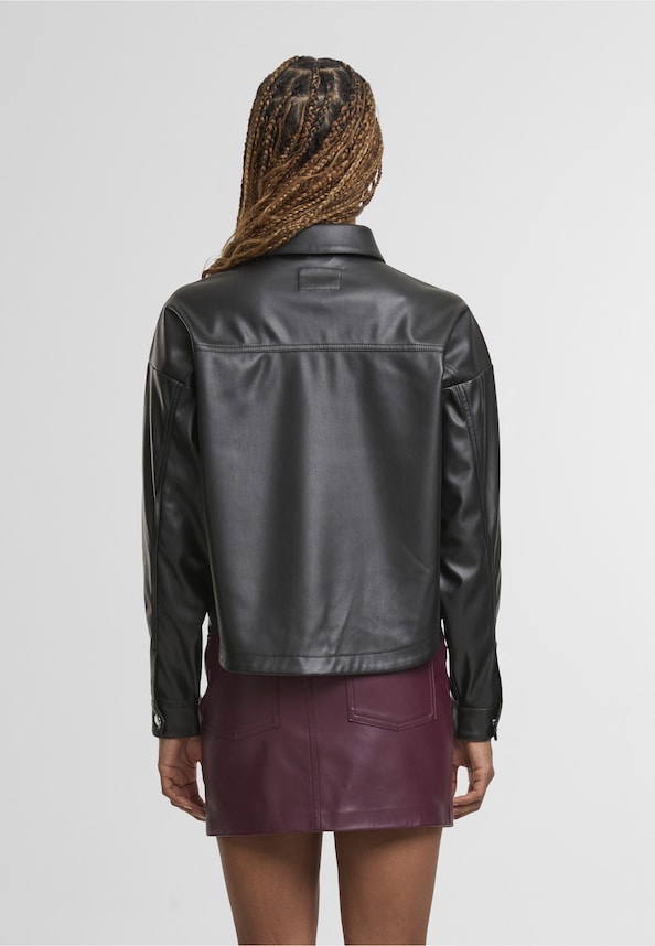 NMBETTIE LS PU SHIRT-1