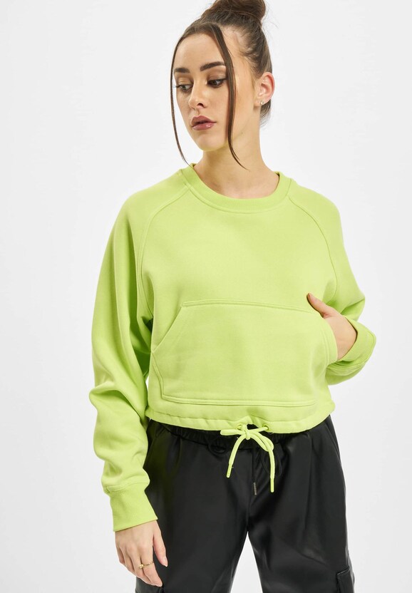 Ladies Oversized Short Raglan Crew-1