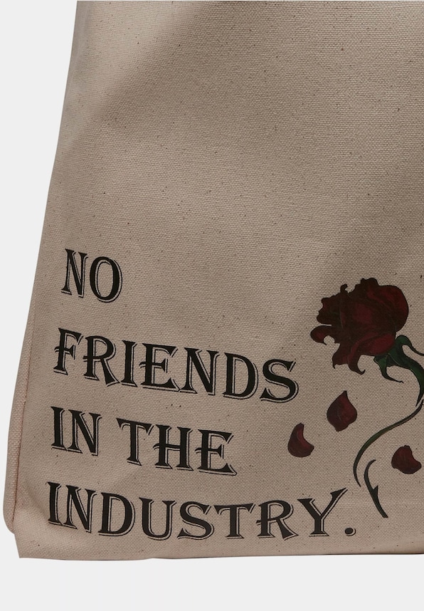 Mister Tee No Friends Oversize Canvas Tote Bag-3