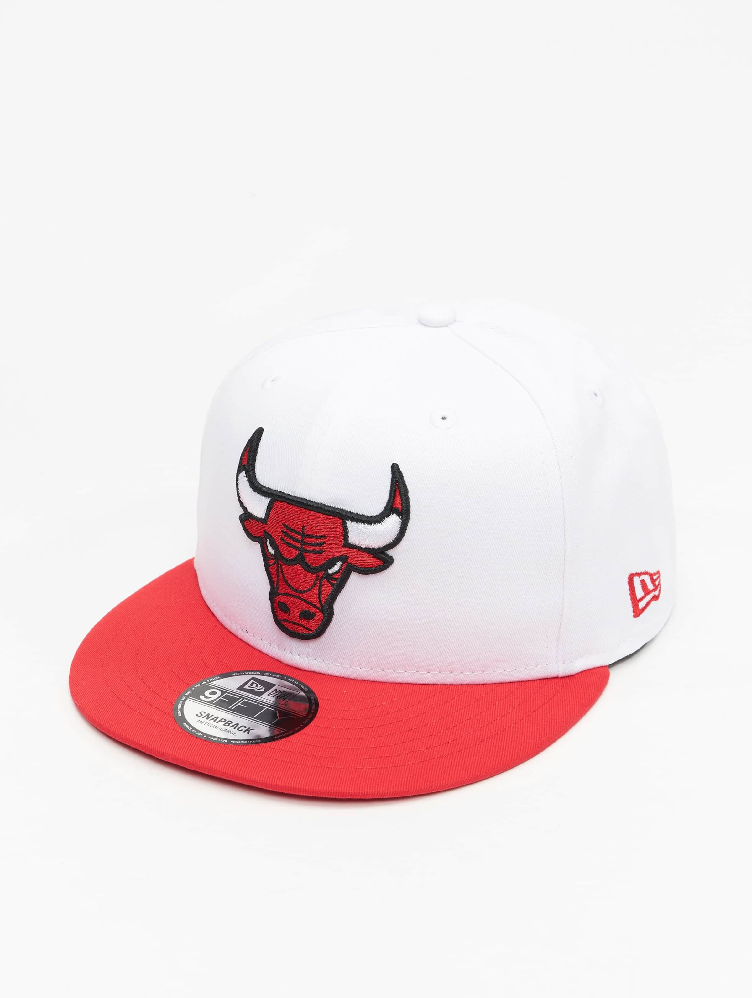 New Era White Crown Team 9 Fifty Chicago Bulls Snapback Cap