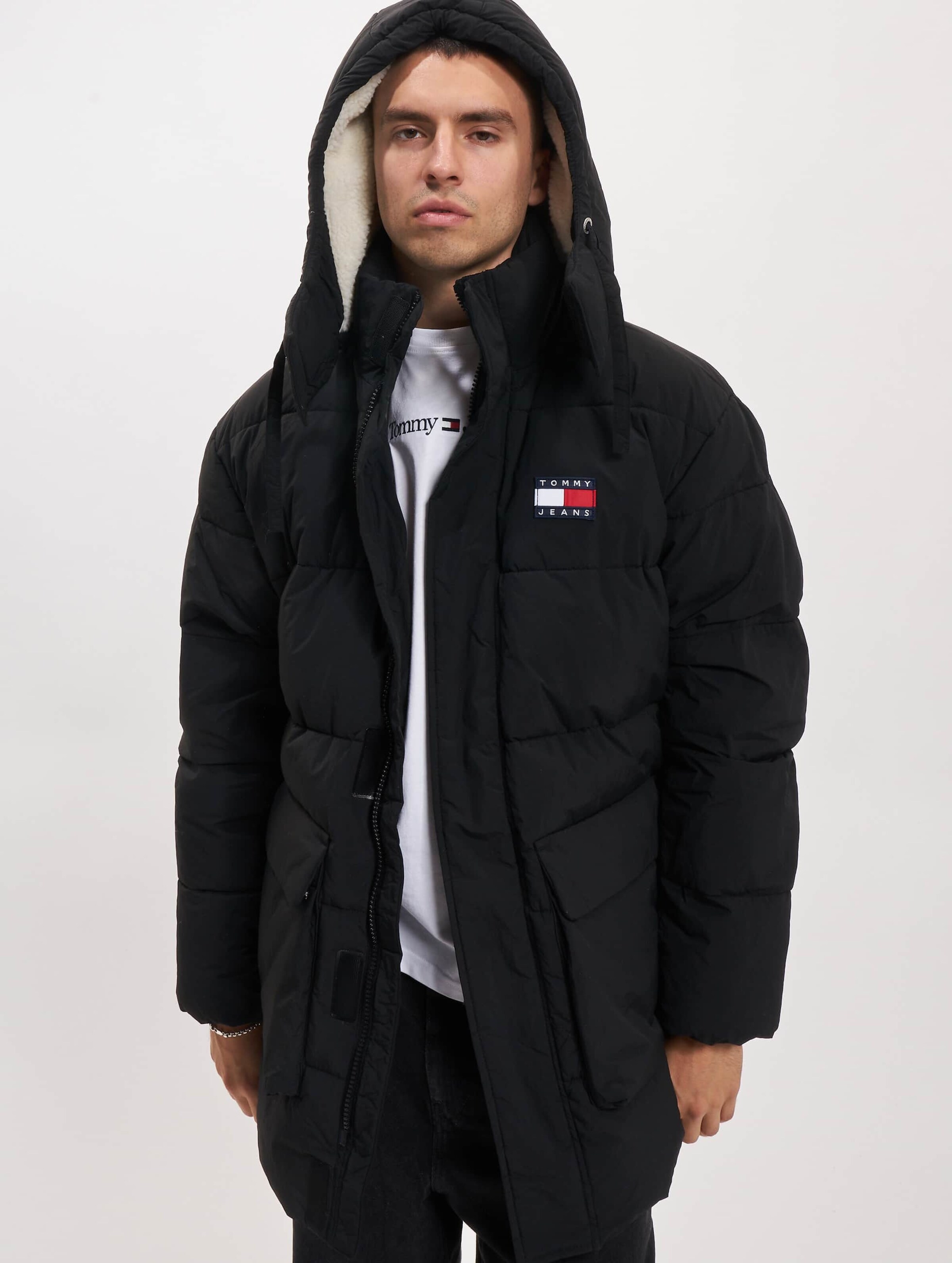 Tommy jeans sale parka black