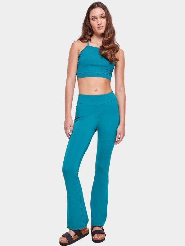 Ladies Recycled High Waist Flared -3