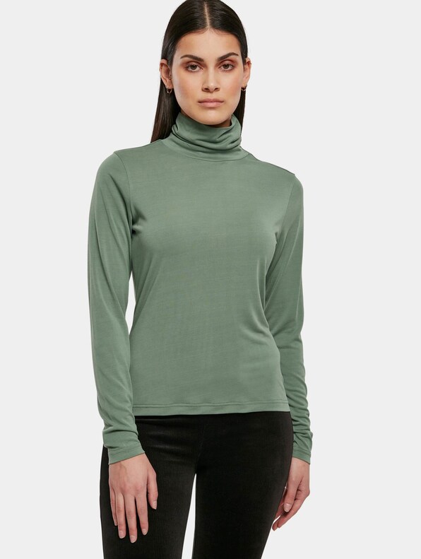 Ladies Modal Turtleneck-0