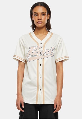 KW241-029-2 Karl Kani Varsity Pinstripe Baseball Shirt