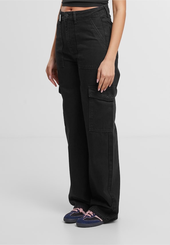 Lona Cargo Jeans-5