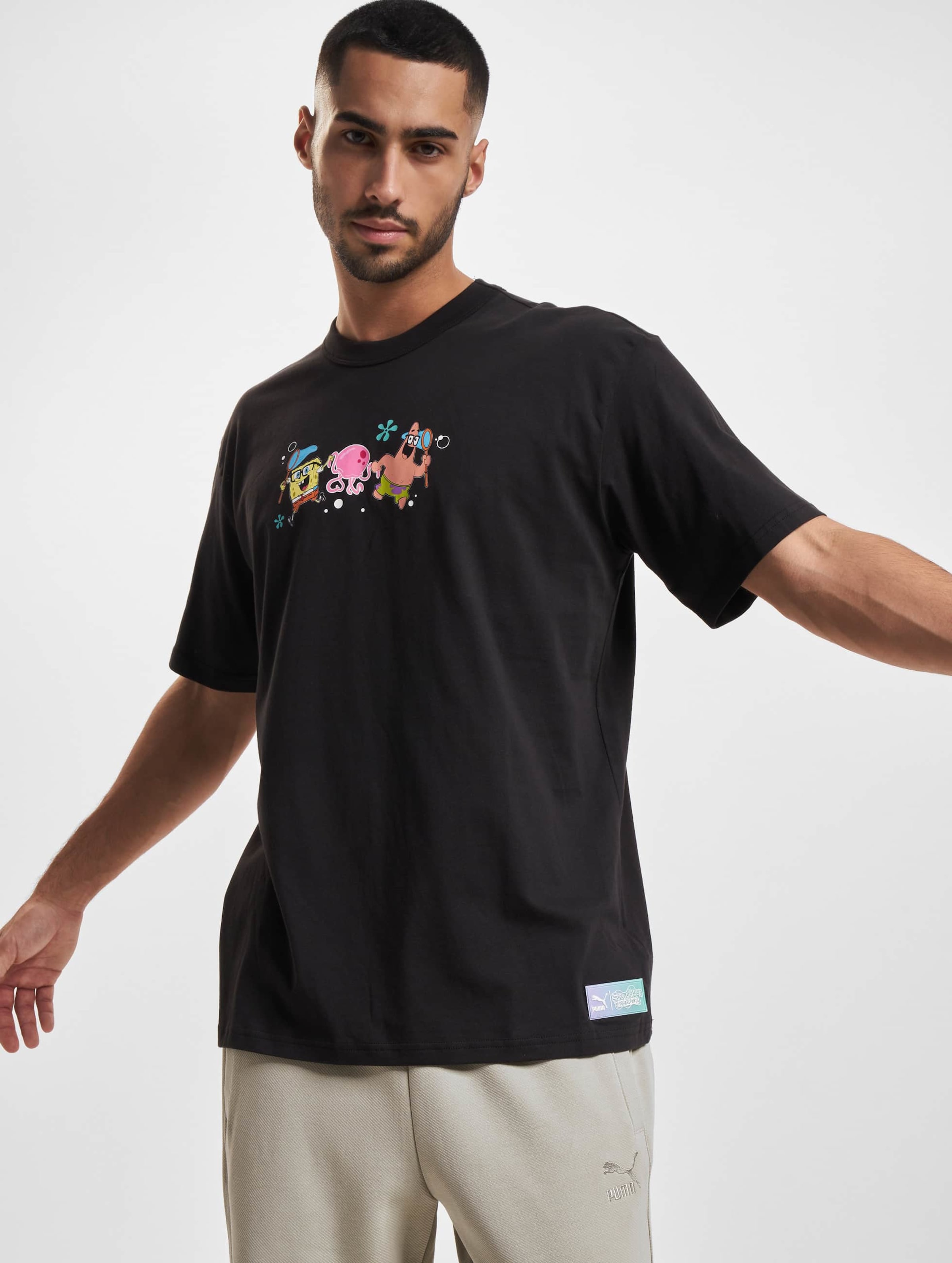 Puma X Spongebob Graphic T-Shirt Mannen op kleur zwart, Maat XXL