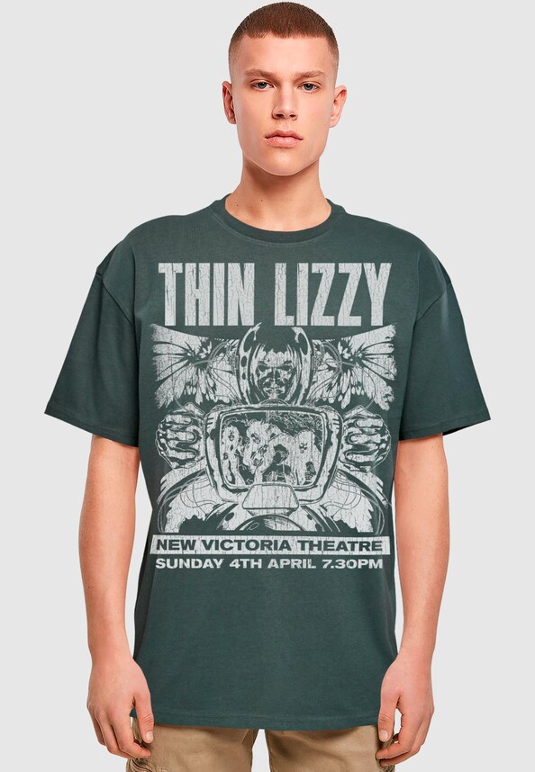 Thin Lizzy - New Victoria Theatre Heavy Oversize Tee-0