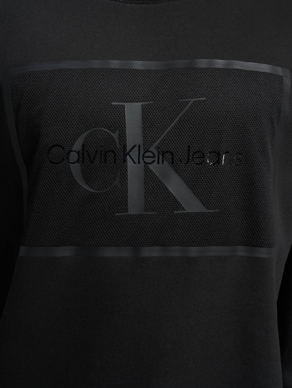 Calvin Klein Monologo Mesh Box Sweatshirt-3