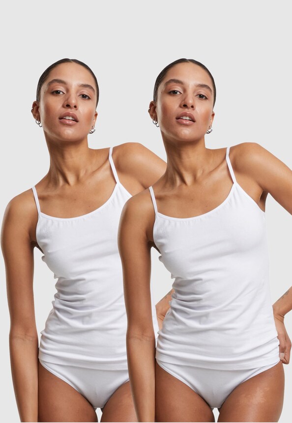 Ladies Basic Tank Top Cotton  2-Pack-7