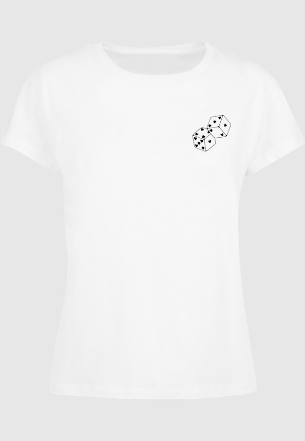 Ladies Hugs & Love - Heart Dice Box Tee-2