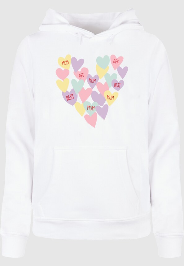 Ladies Mother's Day - Candy Hearts Basic Hoody-4