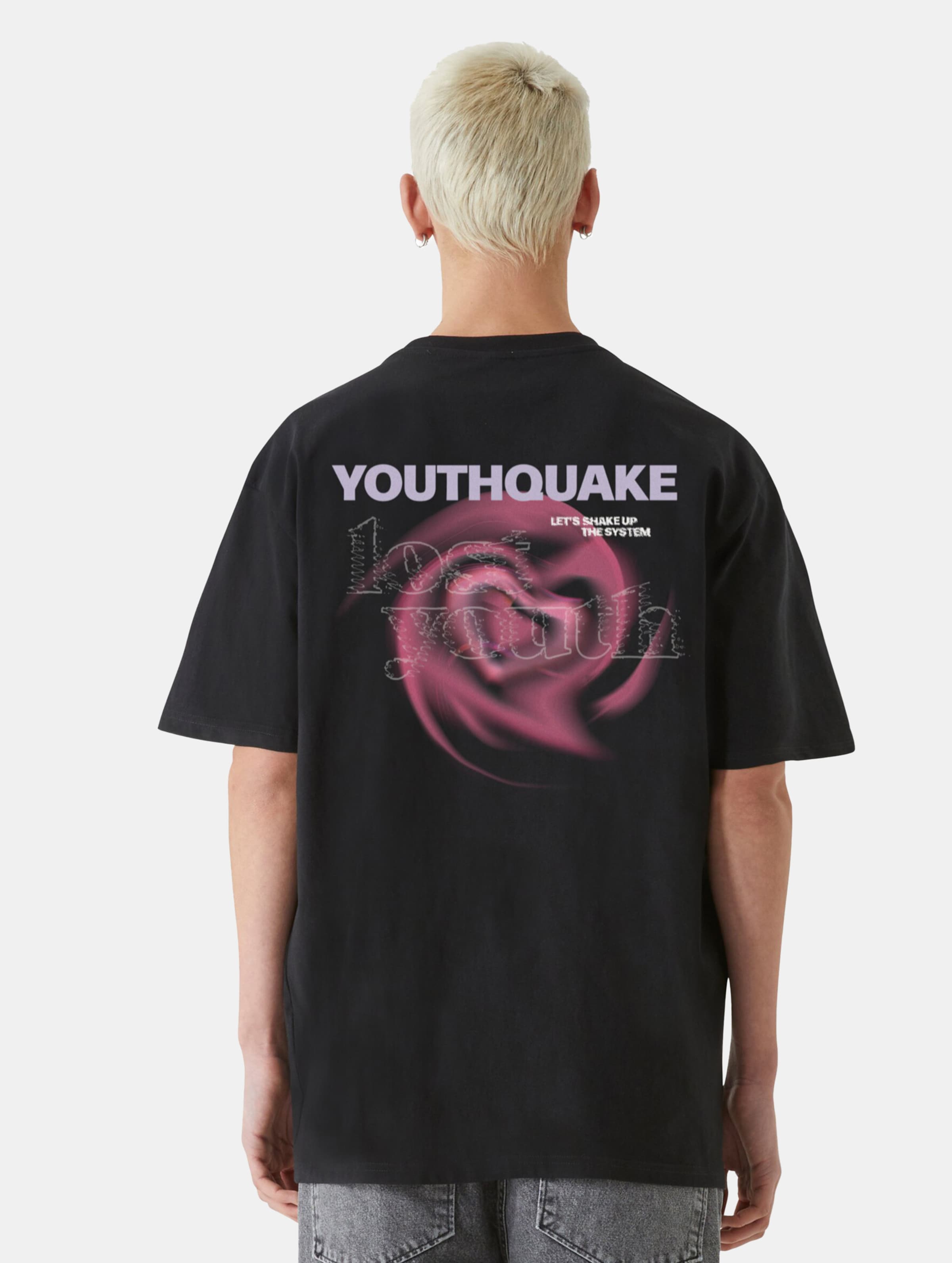 Lost Youth Youthqauke T-Shirts Mannen op kleur zwart, Maat XL