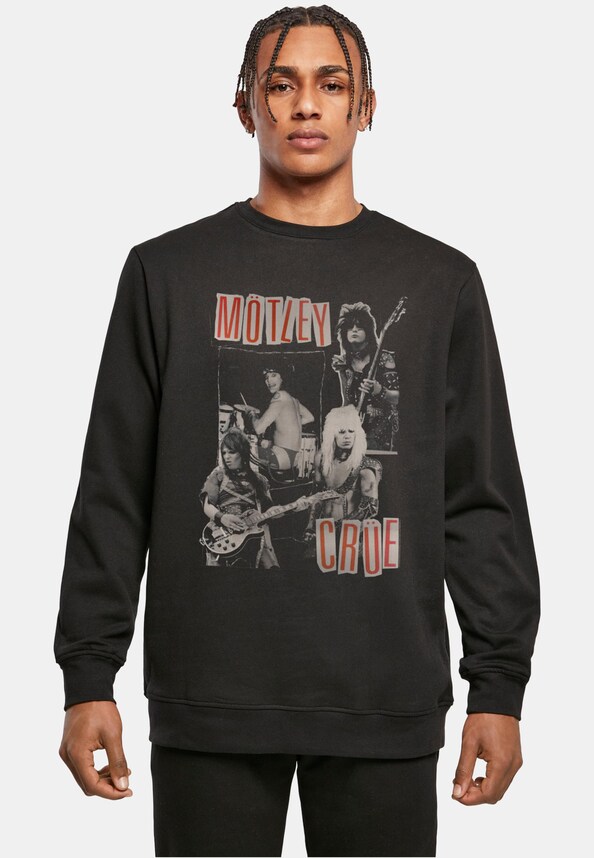 Motley Crue - Vintage Punk Collage Crewneck-0