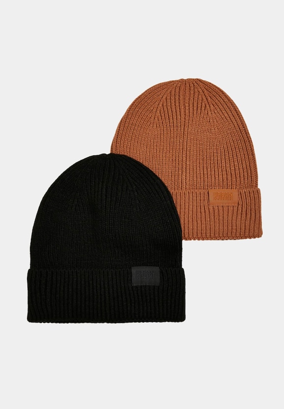 Urban Classics Acrylic Beanie 2- Pack Beanie-0